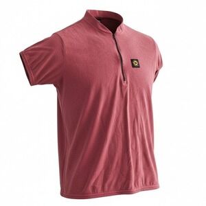 Dirt Classic 1/4 Zip Shirt Mens L Red Heather Moto Performance Short Sleeve USA